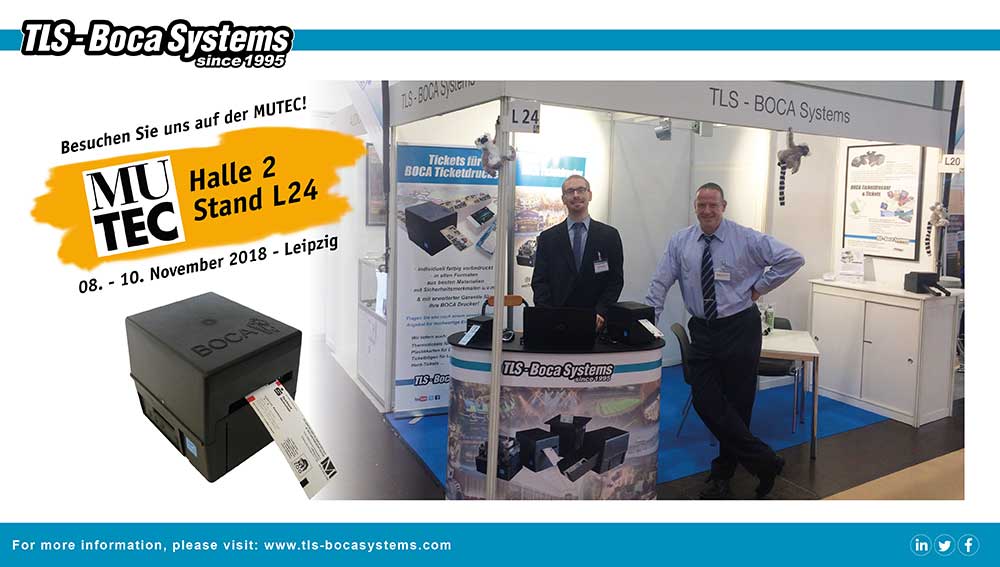 Meet us at the MUTEC - International Trade Fair for Museum and Exhibition Technology