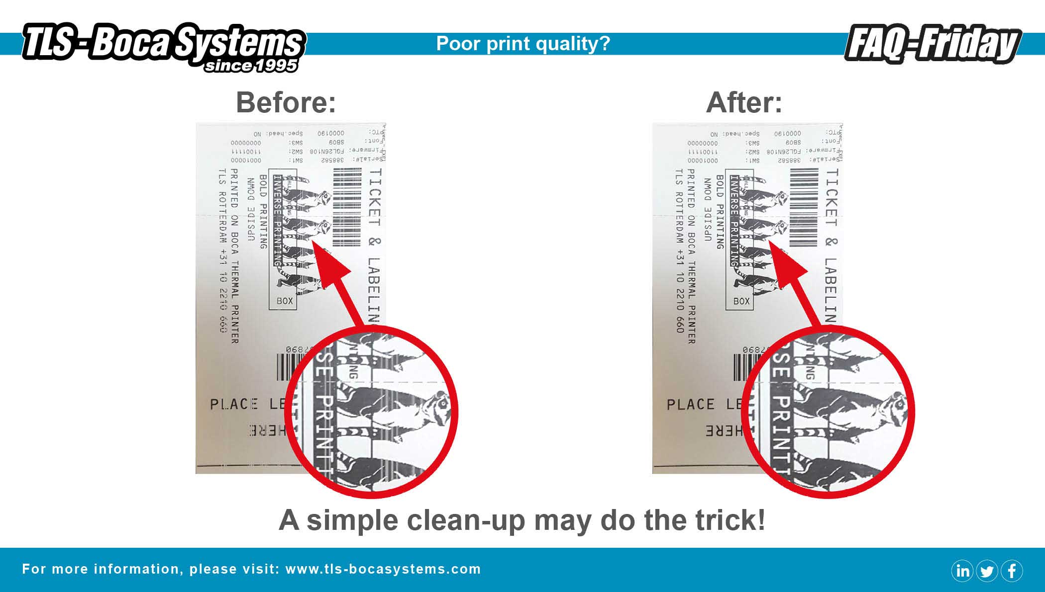 FAQ-Friday: Poor print quality?