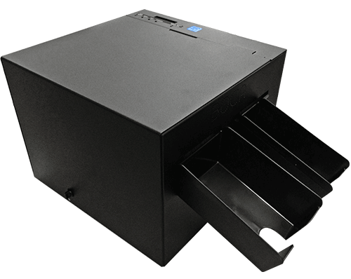 2 path BOCA printer with internal storage