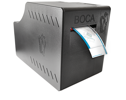 BOCA printer with internal storage