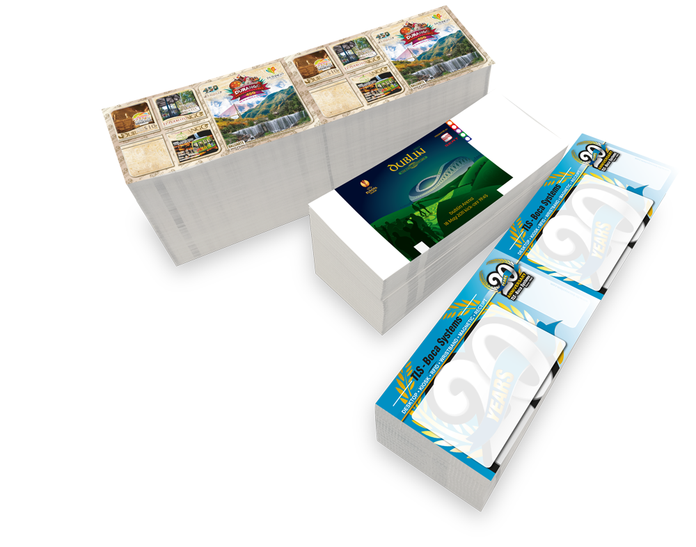 TLS - Boca Systems offers high quality thermal tickets and labels
