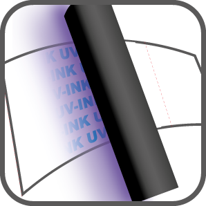 Ticket Security Feature UV Light